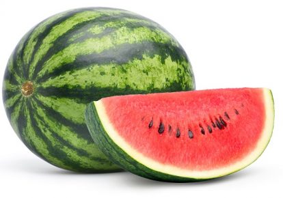 Juicy,Watermelon,With,Sliced,Isolated,On,White,Background.,Clipping,Path.